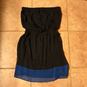 express strapless dress